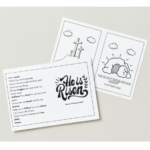 Easter Coloring Booklet with Scriptures and Salvation Prayer (UK & US Editions)